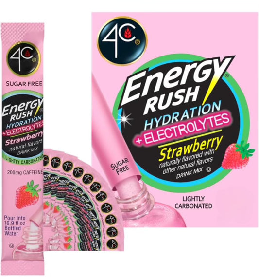 ‼️New‼️ Energy Rush 4C | 5 pack | Strawberry