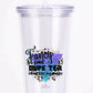 Fancy Like Dupe Tea From Walmart Tumbler *EXCLUSIVE SLL COLLECTION*