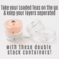 LTG On-The-Go DOUBLE STACK Storage Containers - Pack of 5
